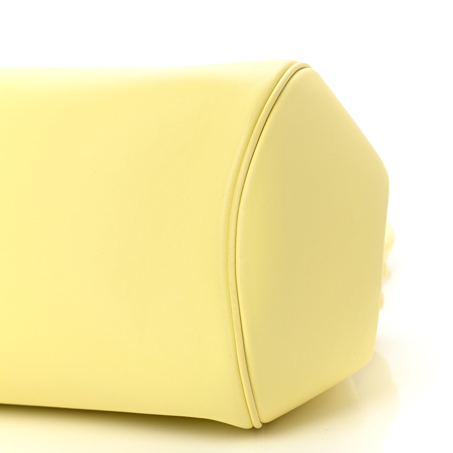 Calfskin Frame Satchel Technicolor Yellow