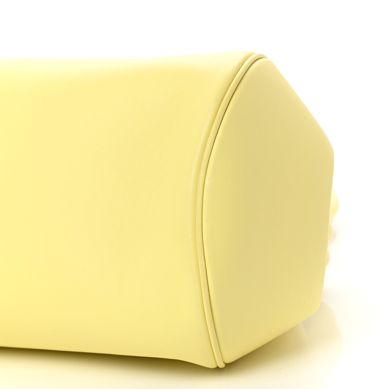 Salvatore Ferragamo Calfskin Frame Satchel Technicolor Yellow 9 of 10