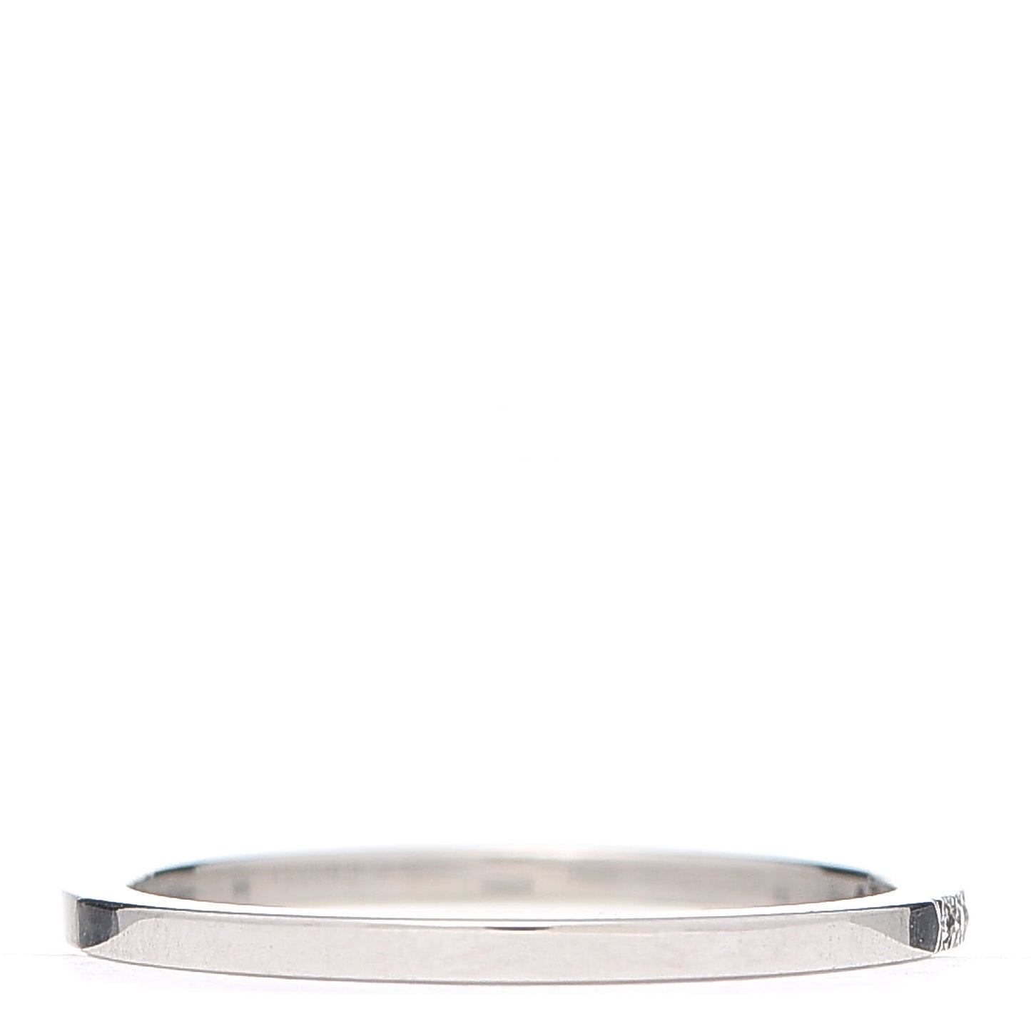 Platinum Diamond .07ctw Half Circle Lucida Band Ring 53 6.5