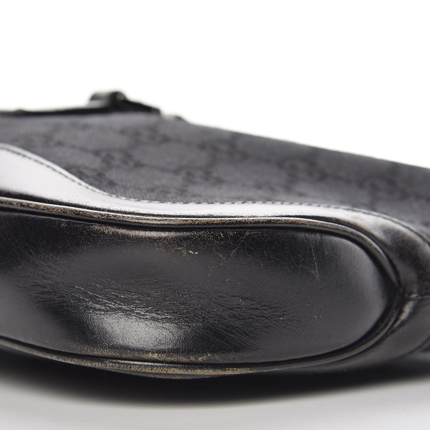Gucci Monogram Small Jackie O Hobo Black 11 of 14