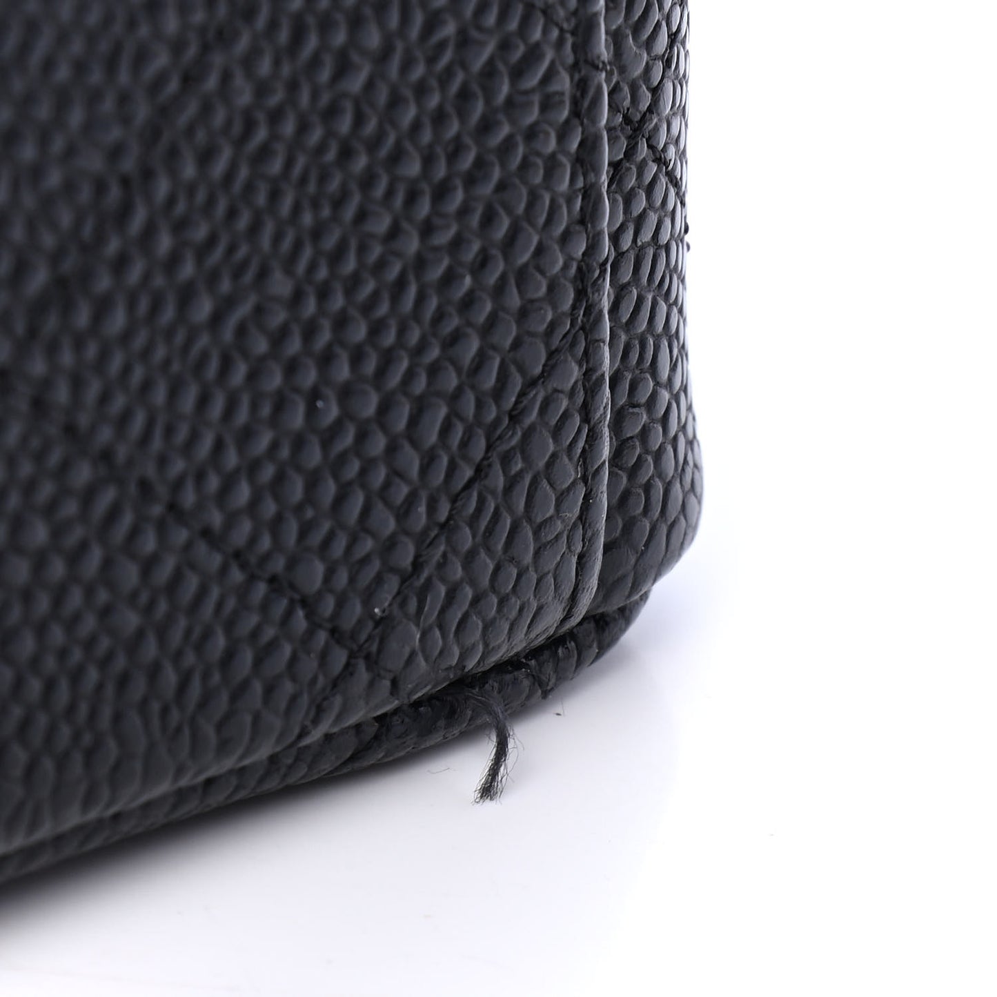 Caviar Quilted Maxi Double Flap Black