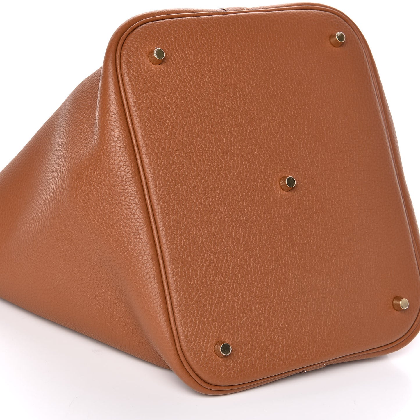 Taurillon Clemence Picotin Lock 26 GM Gold