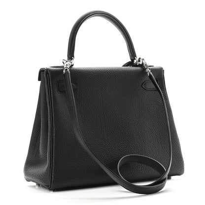 Hermes Togo Kelly Retourne 28 Black 3 of 12