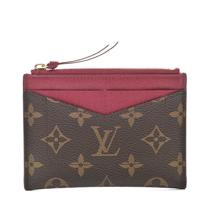 Louis Vuitton Monogram Zipped Card Holder Fuchsia 1 of 6