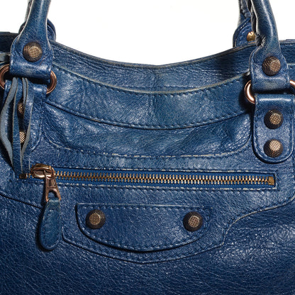 Balenciaga Agneau Giant 12 Rose Gold Hardware Velo Bleu Cobalt Bleu Electric 10 of 13