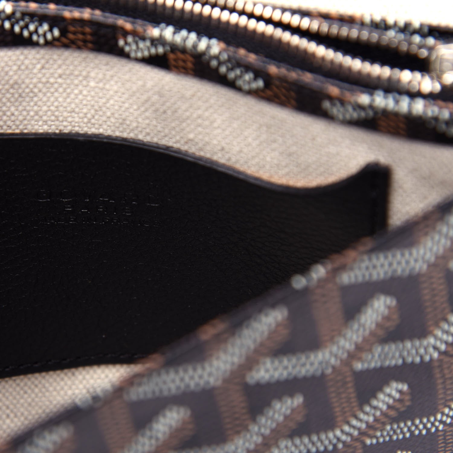 Goyard Goyardine Plumet Wallet Clutch Black 8 of 11