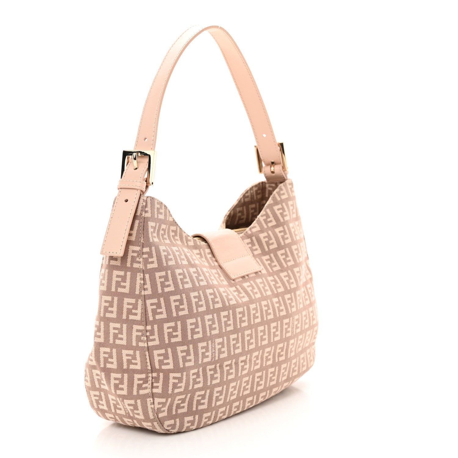 Fendi Zucchino Cuoio Hobo Lilla 3 of 10