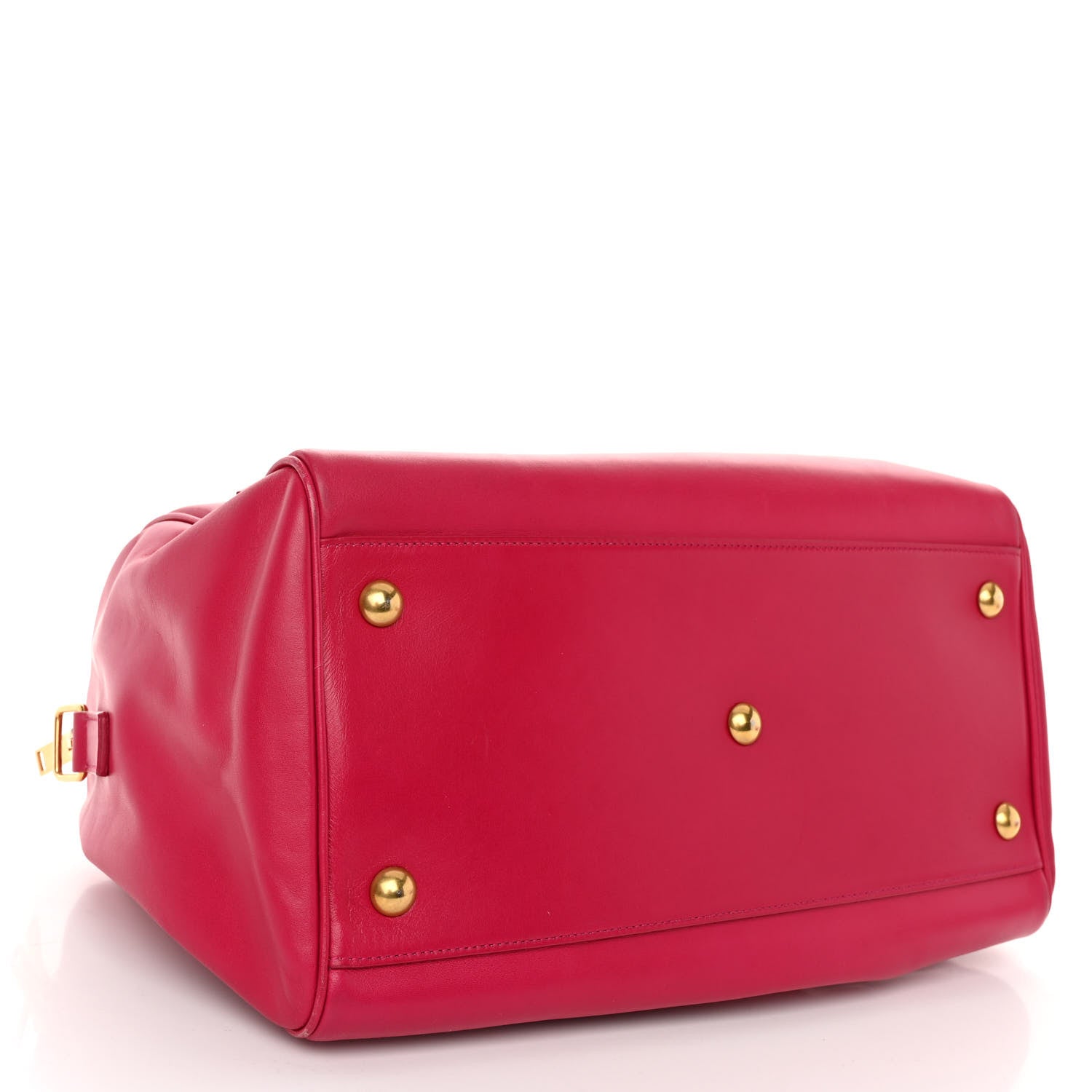 Saint Laurent SAINT LAURENT Calfskin Classic Duffle 6 Fuchsia 4 of 9