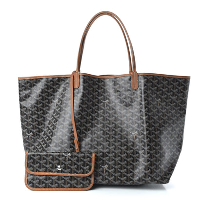 Goyard Goyardine Saint Louis GM Black Gold 1 of 8