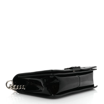 Chanel Patent Calfskin Quilted New Medium Plexiglass Boy Flap Black 4 of 15