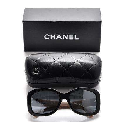 Chanel CC Sunglasses 5322-A Black Beige 8 of 8