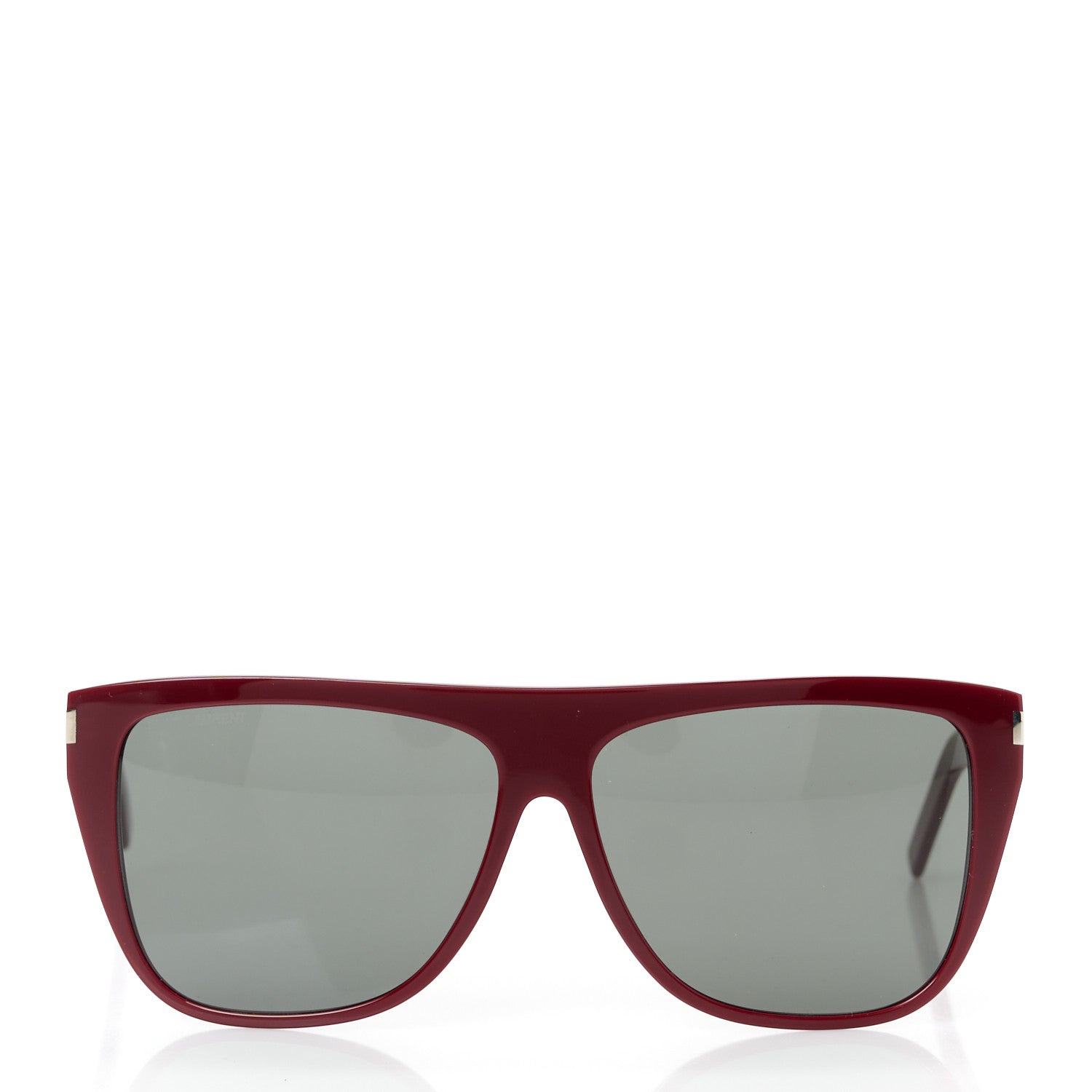 Saint Laurent Acetate Sunglasses SL 1 Slim Red 2 of 8