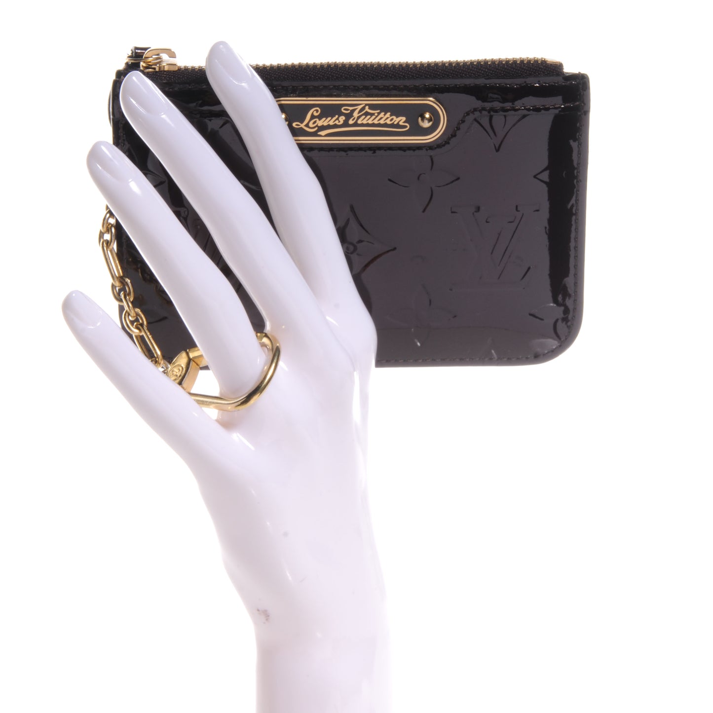 Vernis Key Pouch Amarante