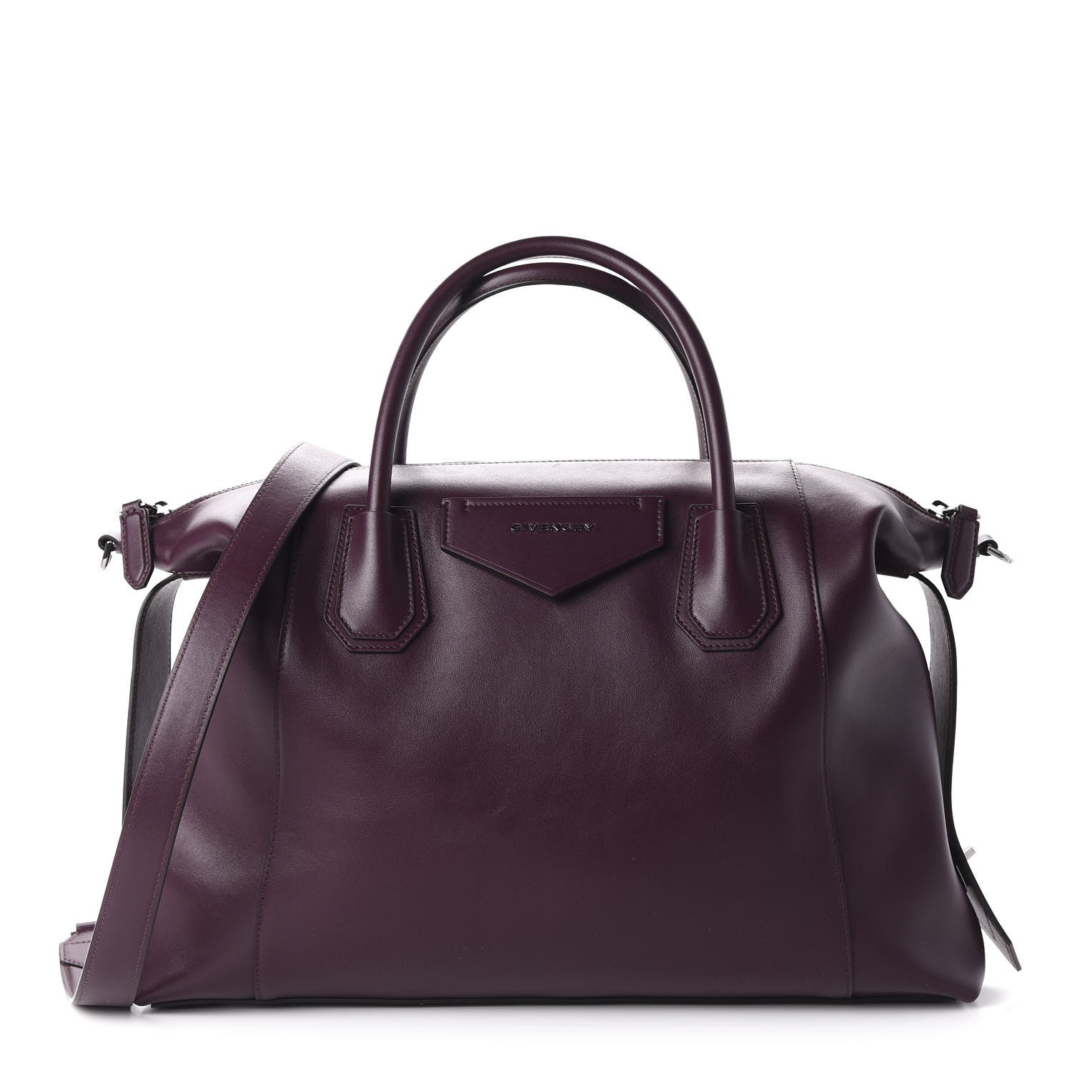 Givenchy Smooth Calfskin Medium Soft Antigona Aubergine 1 of 9