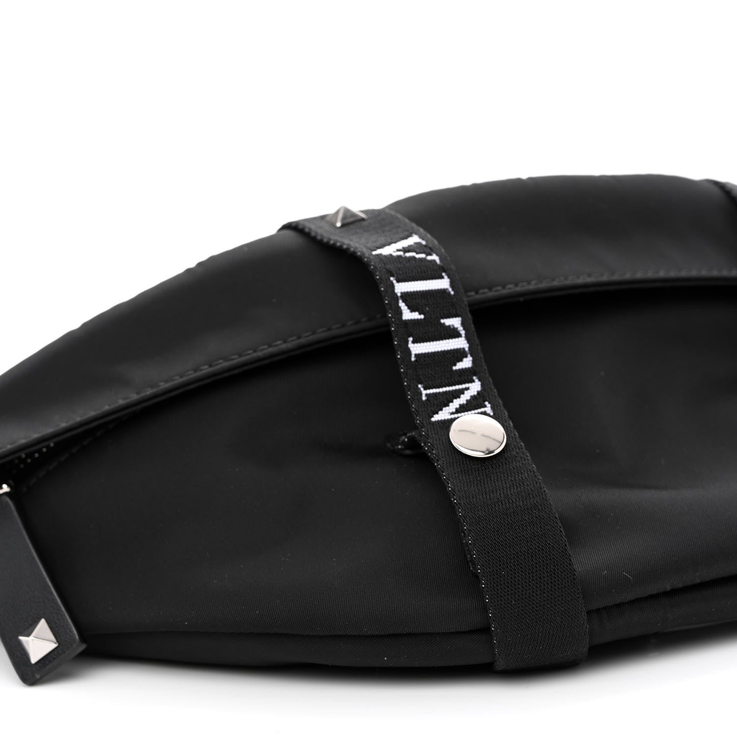 Valentino Garavani Nylon Ribbon VLTN Belt Bag Black 8 of 9