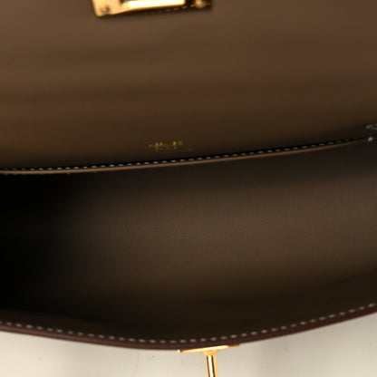 Hermes Swift Kelly Pochette Clutch Etoupe 5 of 10