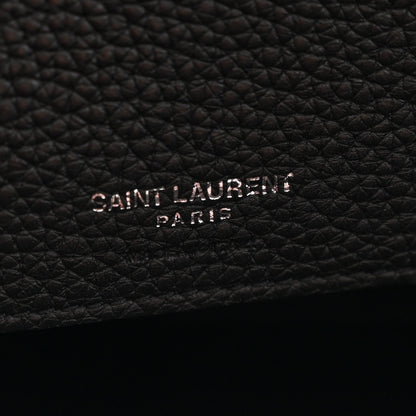 Saint Laurent Grained Calfskin Small Supple Sac De Jour Black 6 of 10