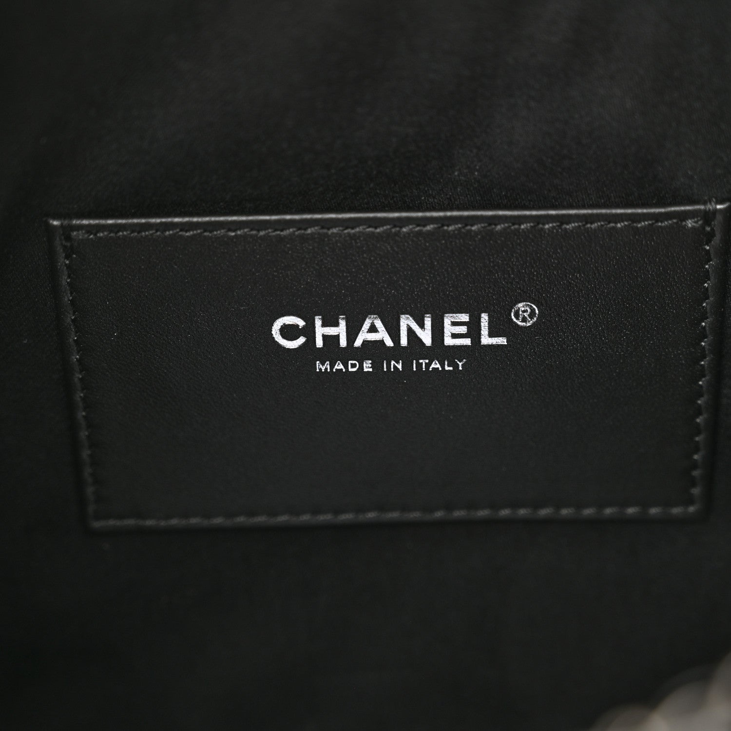 Chanel Shiny Crumpled Calfskin Quilted Small Chanel 25 Handbag Black 6 of 10