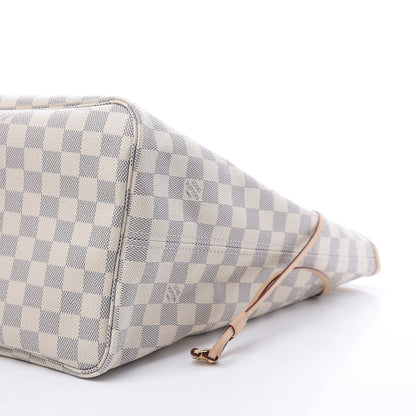 Louis Vuitton Damier Azur Neo Neverfull GM Rose Ballerine 10 of 12
