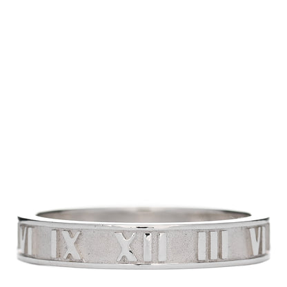 Tiffany Sterling Silver Narrow Atlas Ring 62 9.25 3 of 5