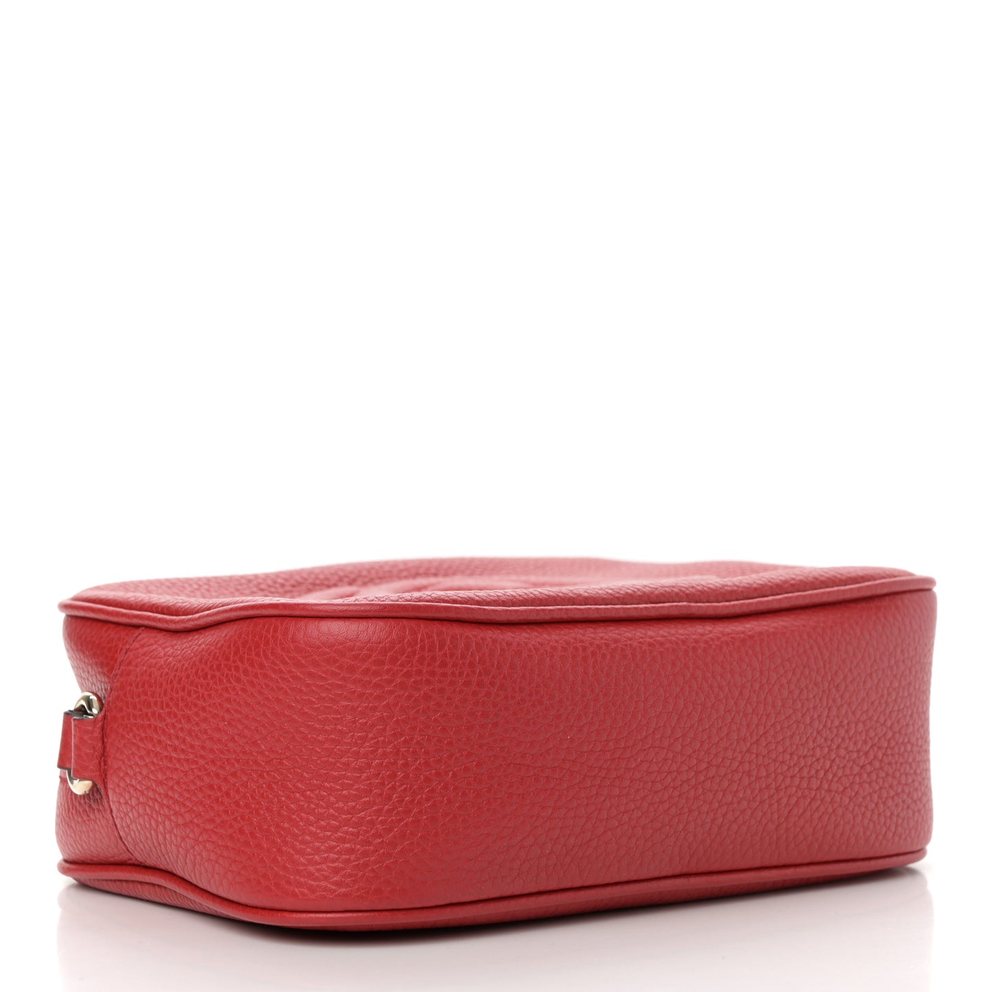 Pebbled Calfskin Small Soho Disco Bag Tabasco Red