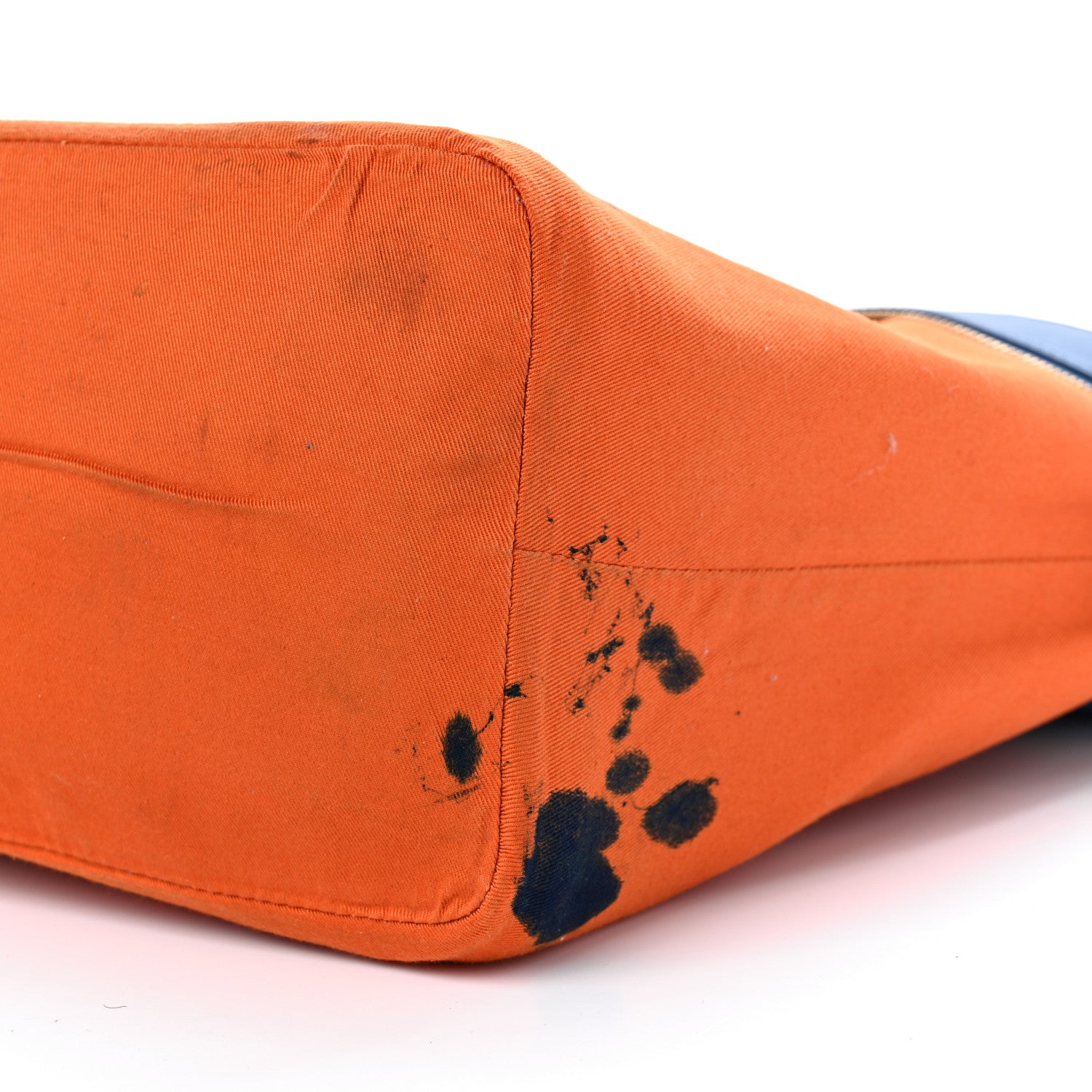 MCM Visetos Medium Reversible Shopper Tote Cognac Blue 16 of 19