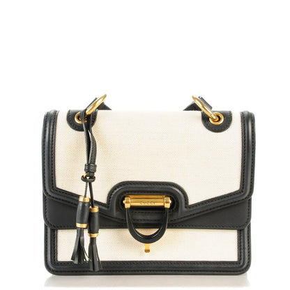 Gucci Canvas Small Derby Shoulder Bag Black 1 of 7