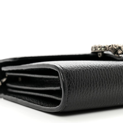 Gucci Calfskin Mini Dionysus Chain Wallet Black 8 of 11