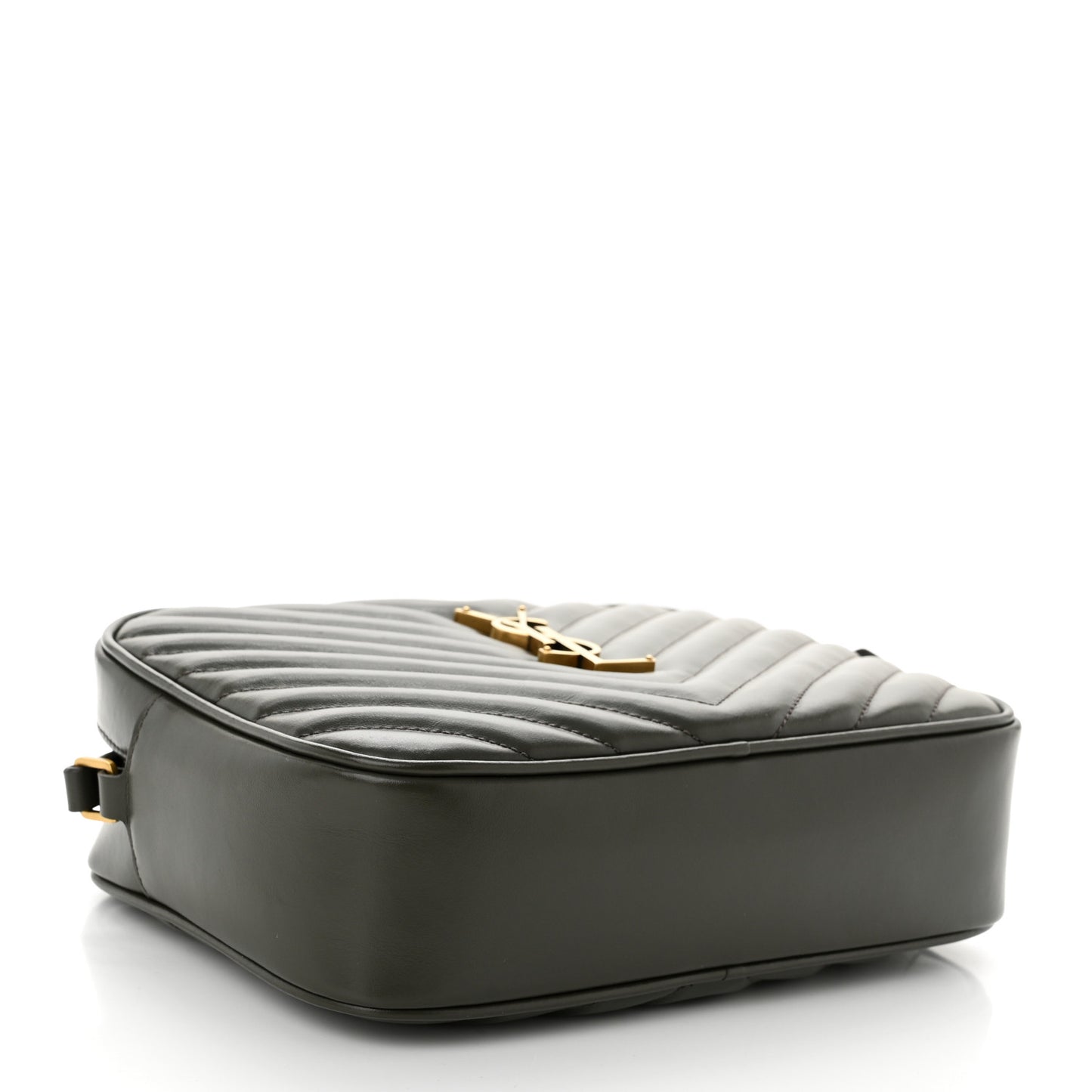 Calfskin Matelasse Monogram Lou Camera Bag Military Olive