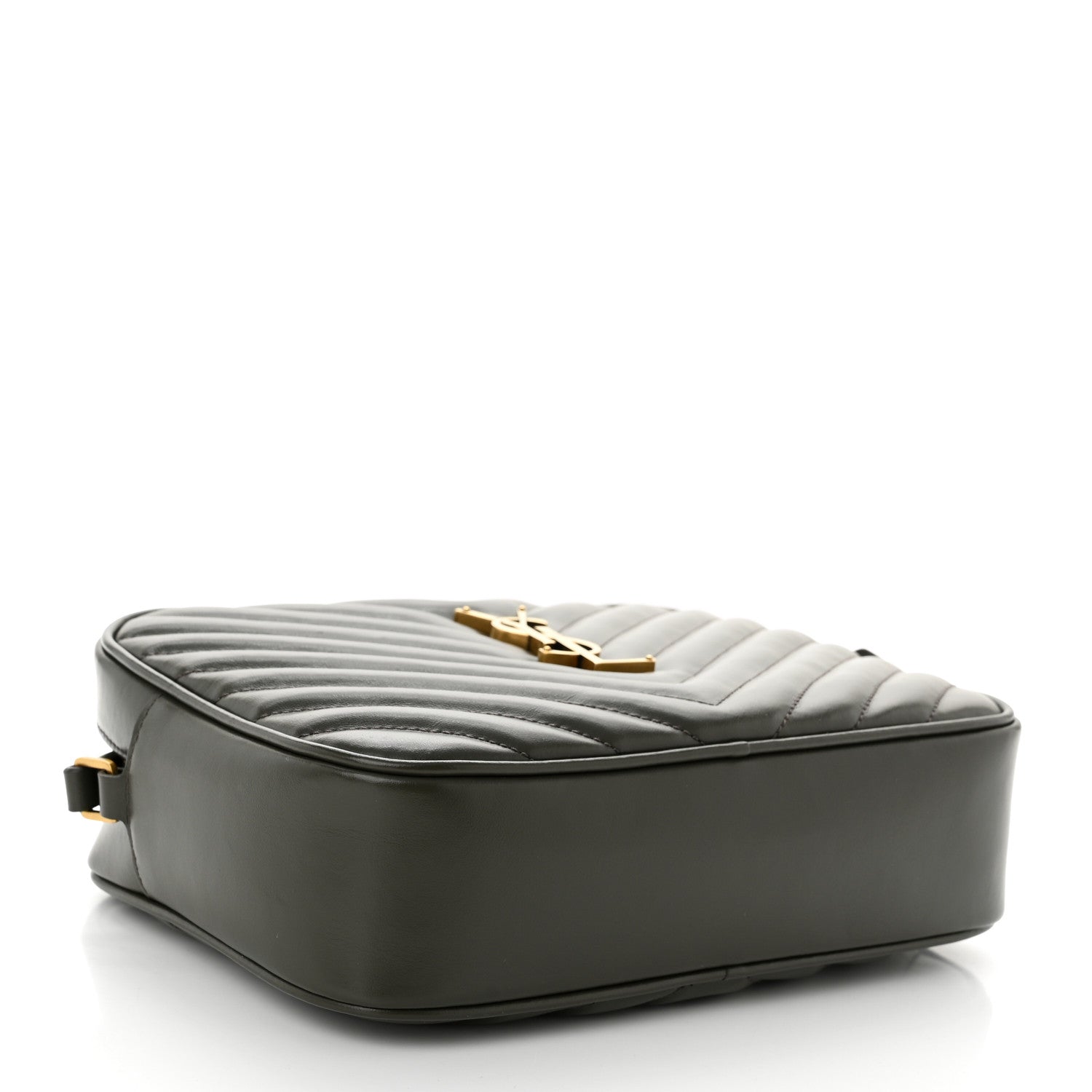 Saint Laurent Calfskin Matelasse Monogram Lou Camera Bag Military Olive 4 of 10