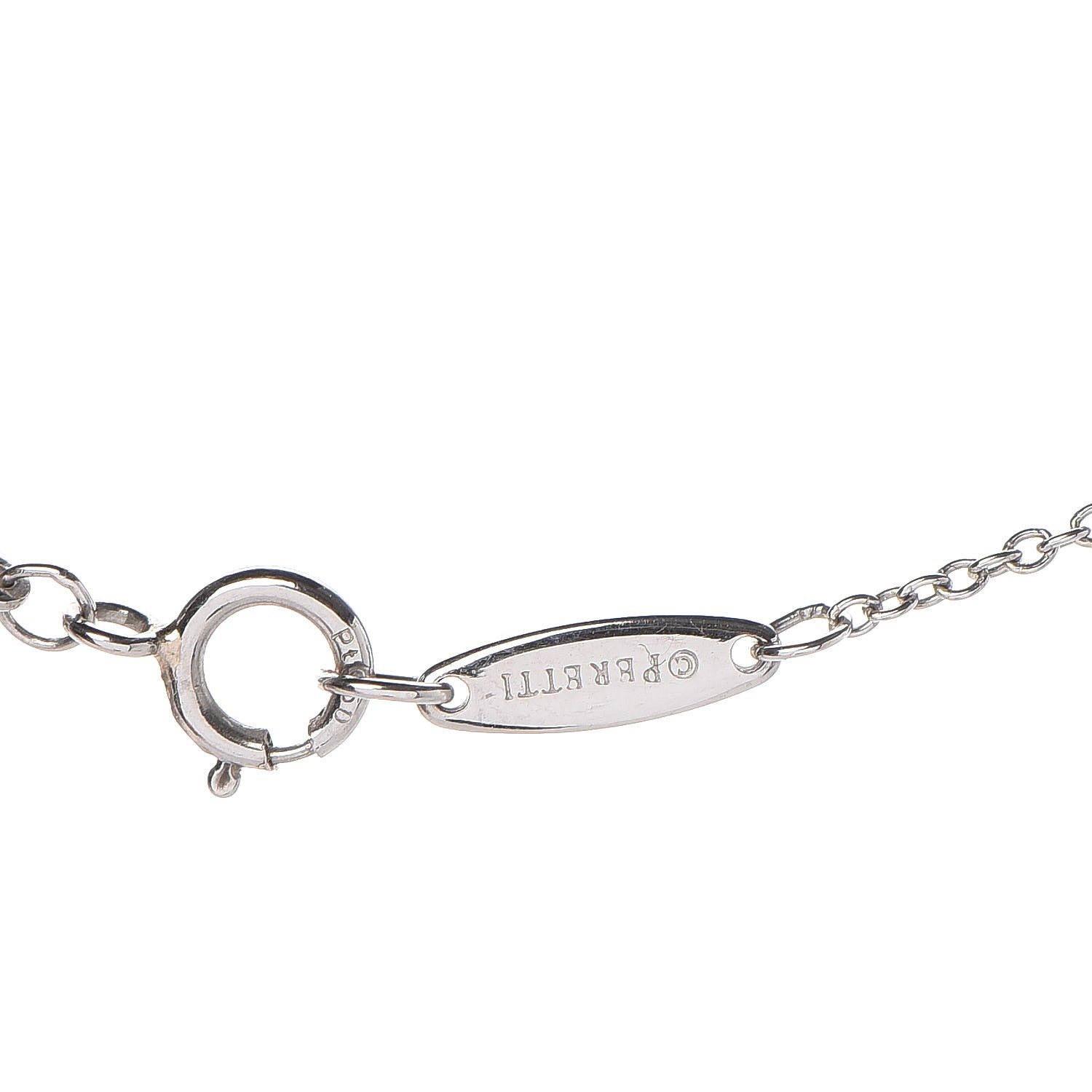 Tiffany Platinum Diamond .33ct Elsa Peretti Diamonds by the Yard Pendant Necklace 5 of 8