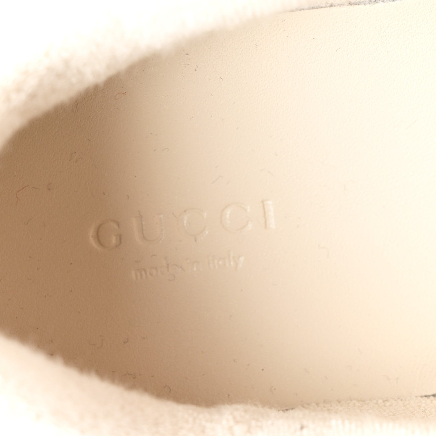 Gucci Calfskin GG Supreme Crystals Web Screener Sneakers 38.5 Beige Ebony Wild Rose 7 of 9