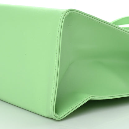 Telfar Vegan Leather Medium Shopping Bag Double Mint 9 of 9