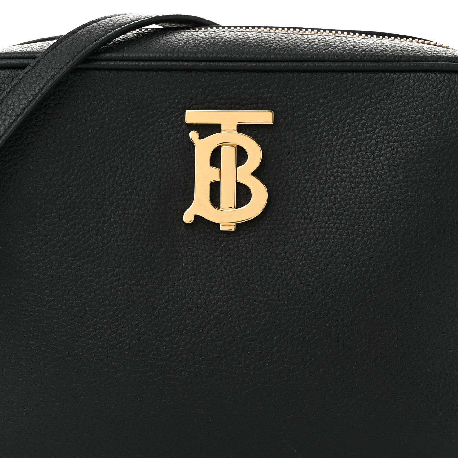 Burberry Grained Calfskin TB Large Camera Bag Black Black 8 of 10
