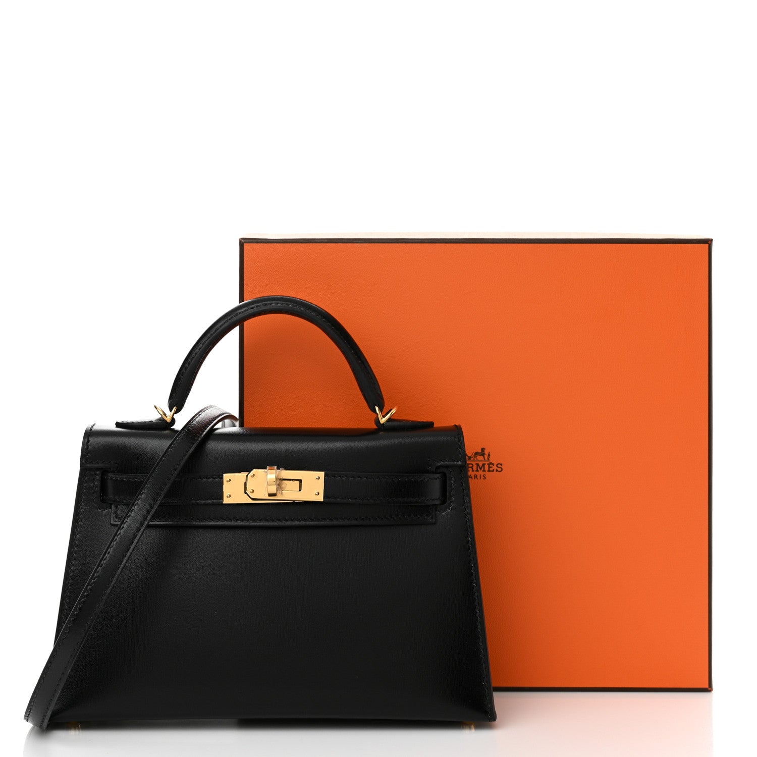Hermes Box Mini Kelly Sellier 20 Black 11 of 11