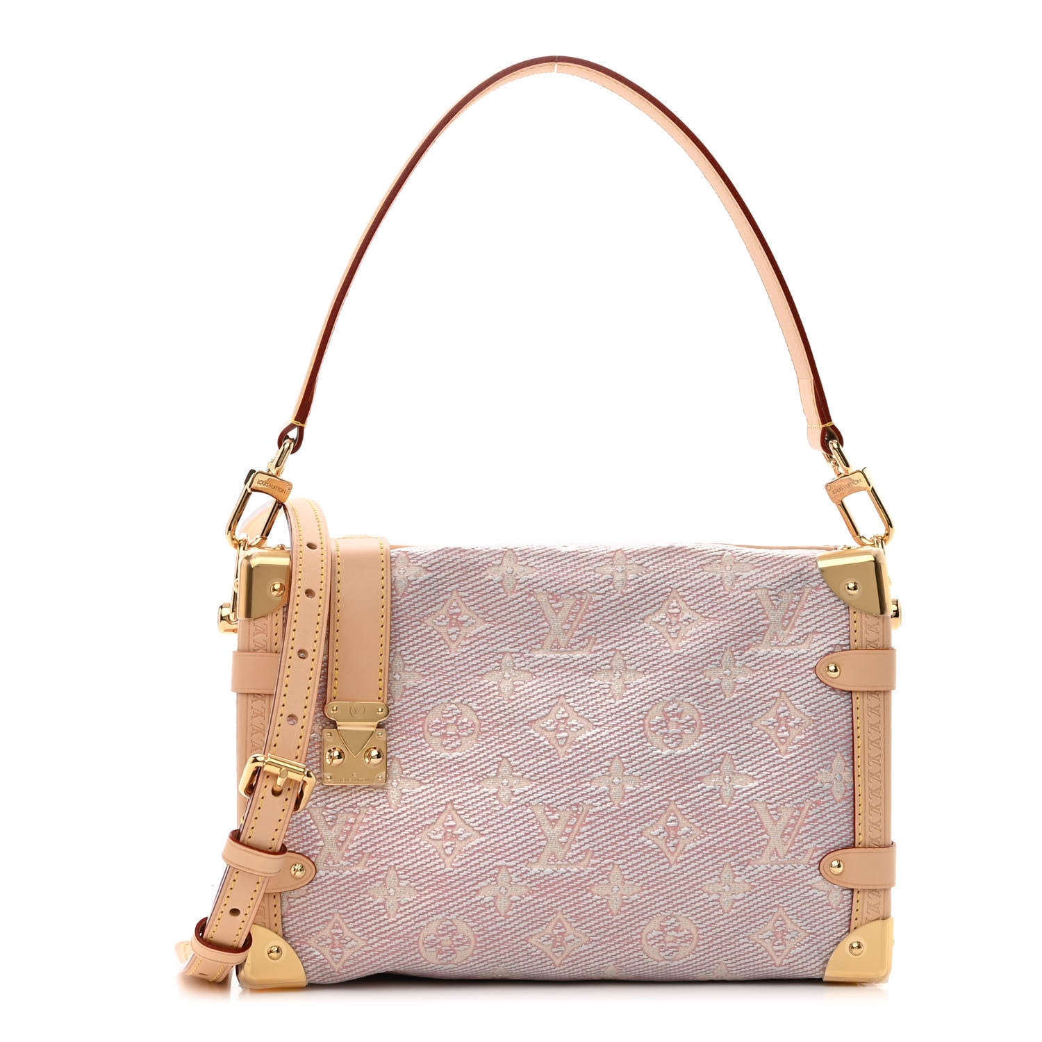 Louis Vuitton Monoglam Side Trunk Rose 1 of 9