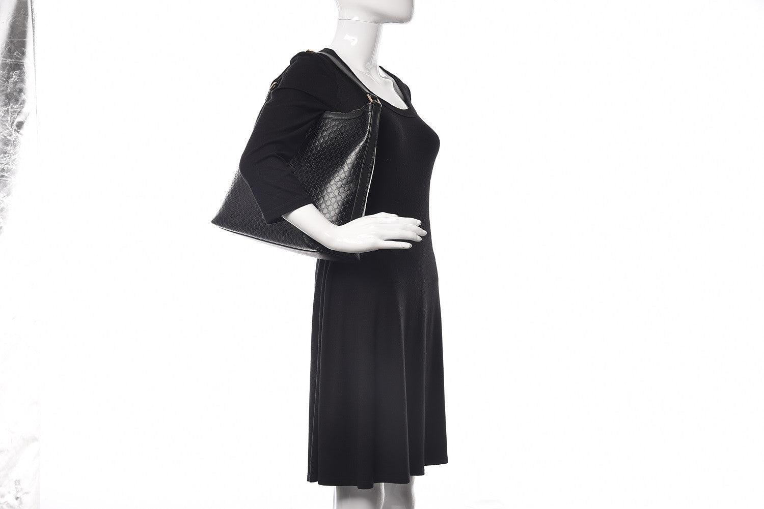 Gucci Soft Microguccissima Margaux Shoulder Bag Black 2 of 10