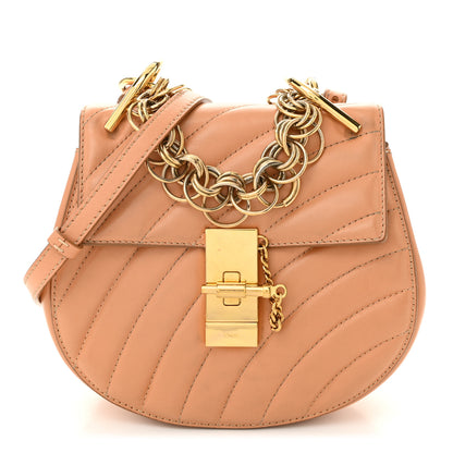 Chloe Calfskin Quilted Mini Drew Bijou Shoulder Bag Blushy Pink 1 of 10