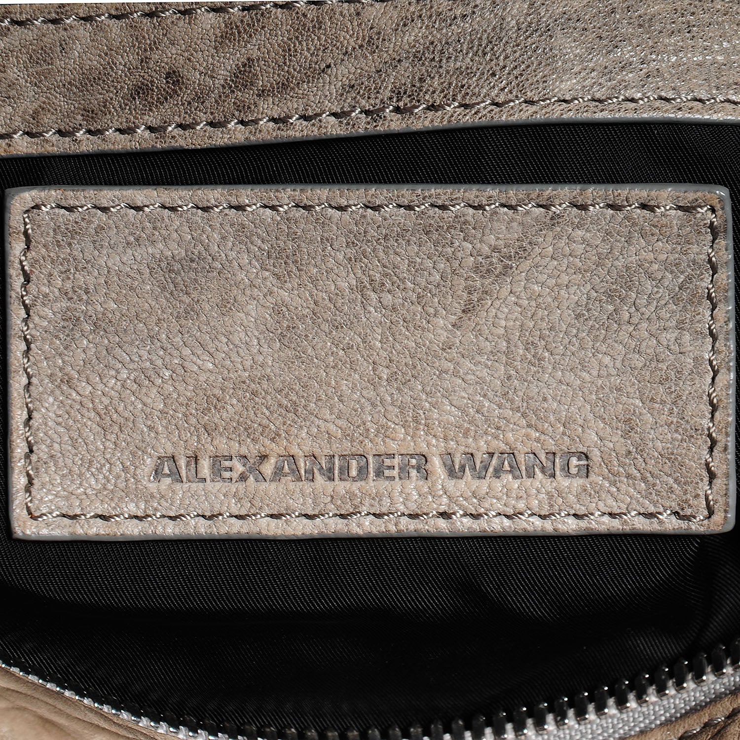 Alexander Wang Pebbled Lambskin Rocco Melange Grey 6 of 6