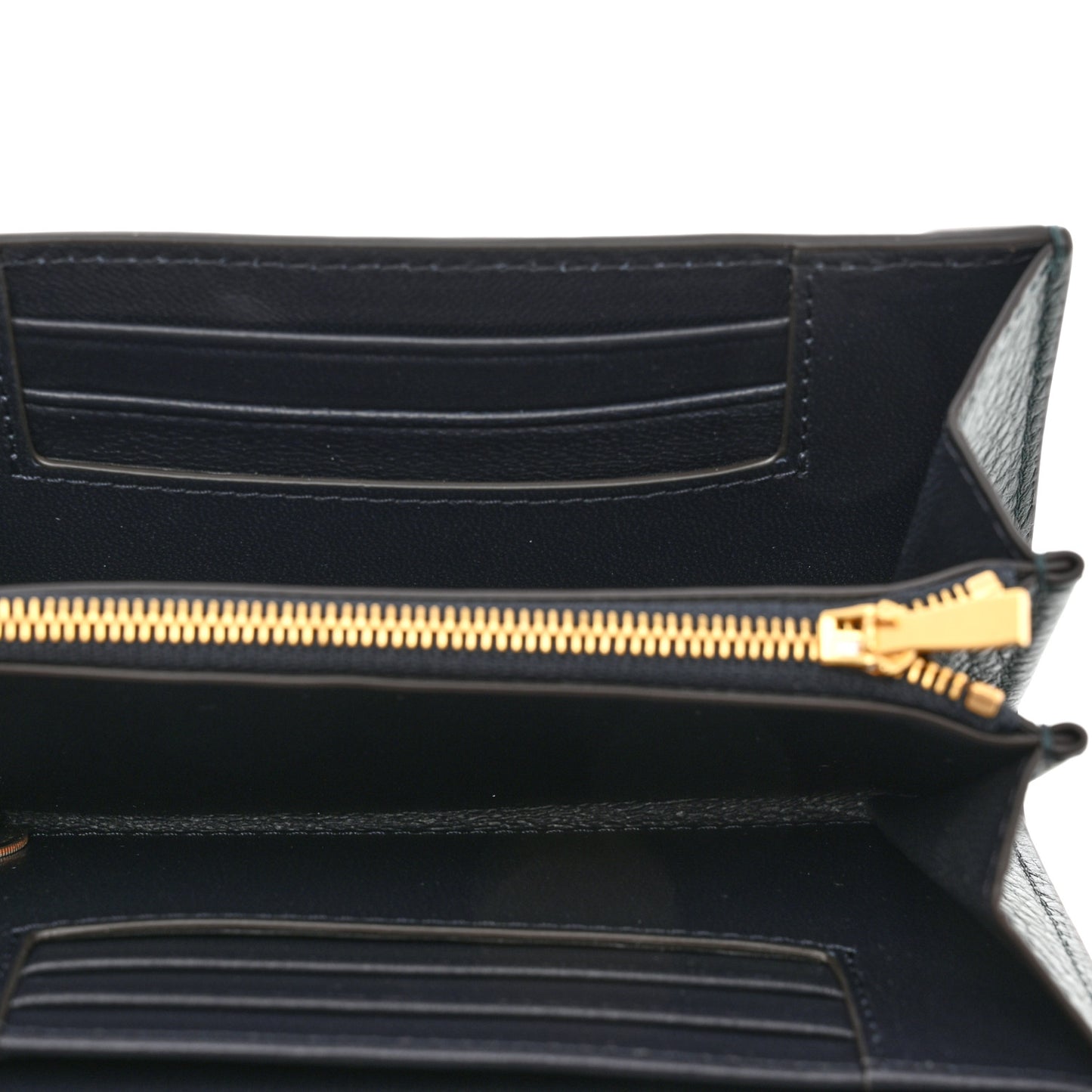 Classic Grain Medium Darley Wallet Dark Green