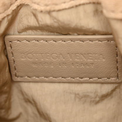 Bottega Veneta Suede Intrecciato Small Dustbag Ecru Gold 6 of 10