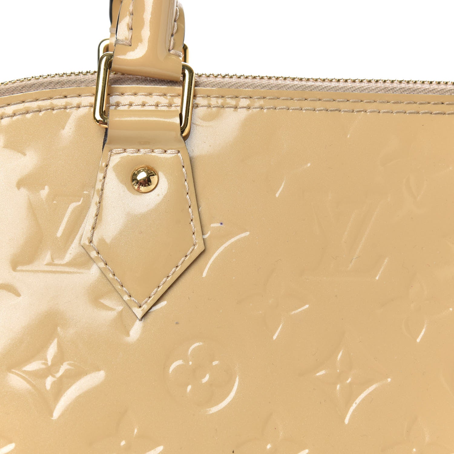 Louis Vuitton Vernis Alma MM Dune 9 of 15