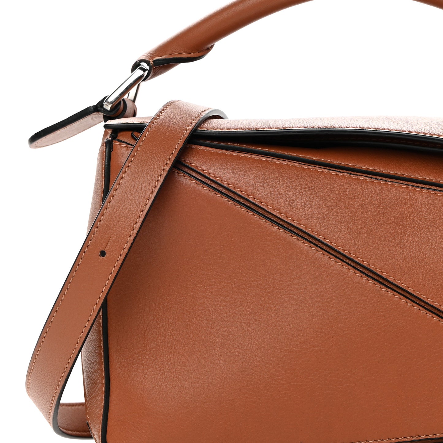 Calfskin Small Puzzle Bag Tan
