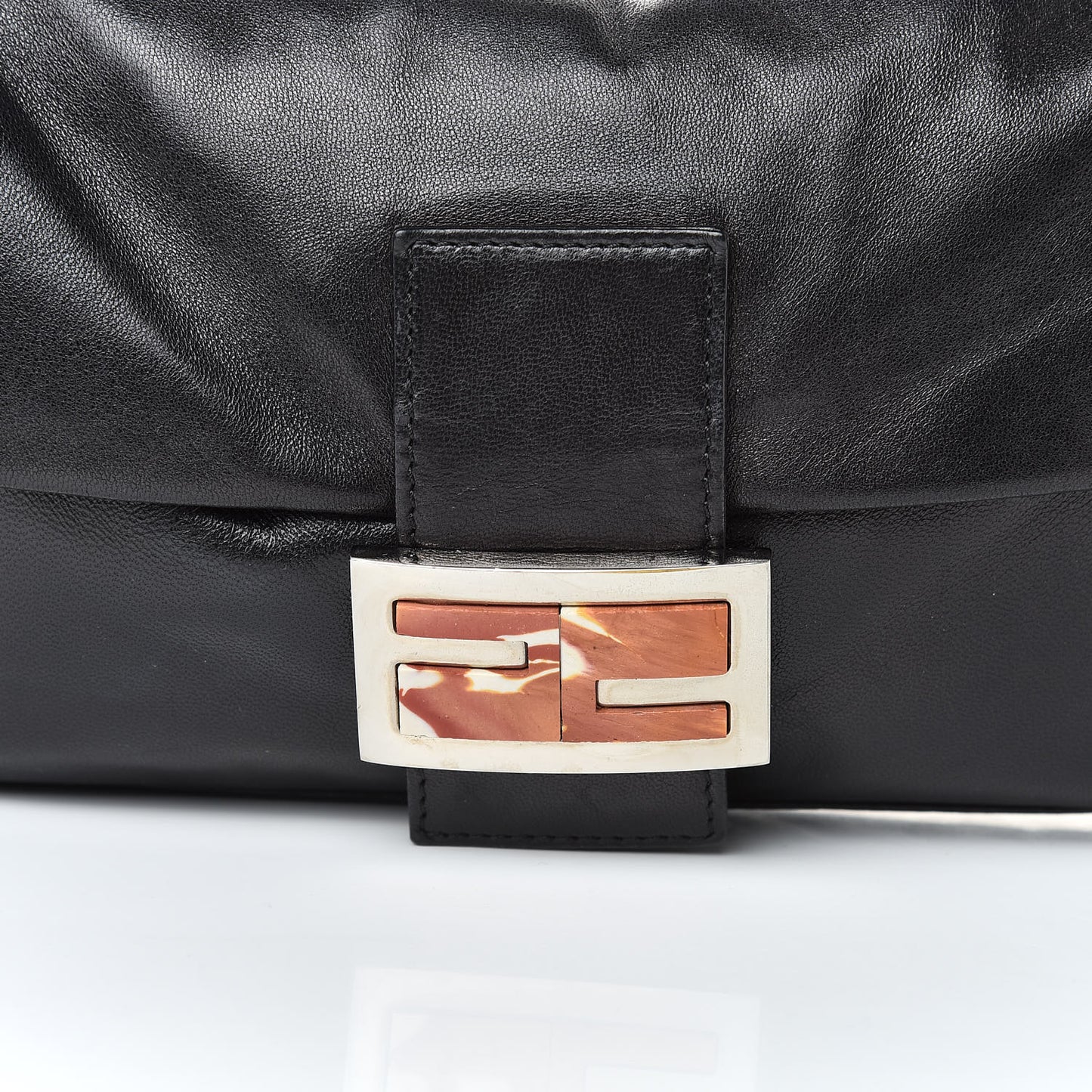 Calfskin Baguette Black