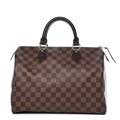 Louis Vuitton Damier Ebene Speedy 30 1 of 12