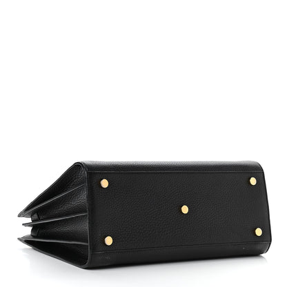 Saint Laurent Grained Calfskin Small Sac De Jour Black 4 of 14