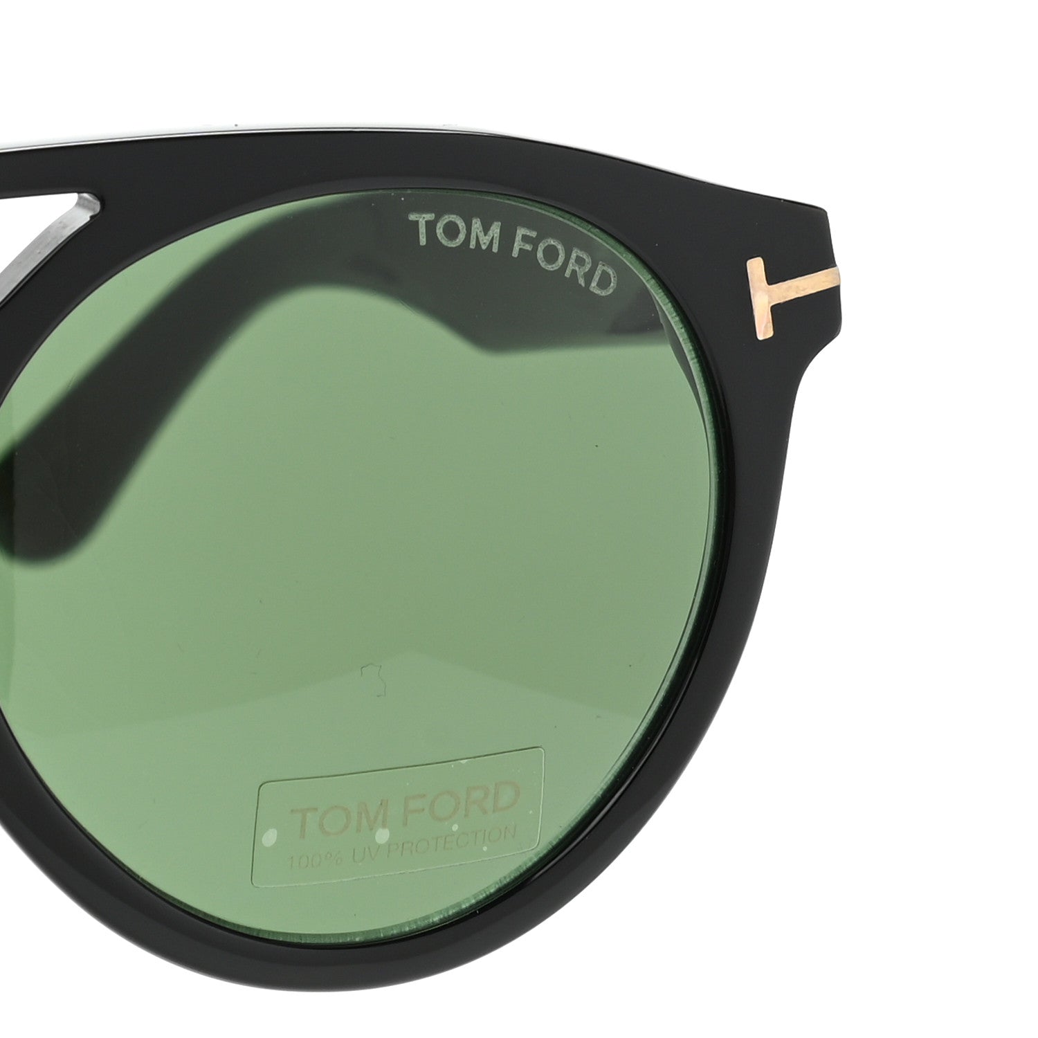 Tom Ford Clint Round Sunglasses TF537 Black 7 of 8