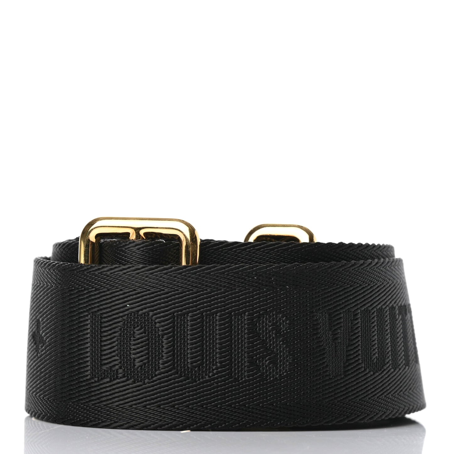 Nylon Petite Malle Souple Shoulder Strap Black