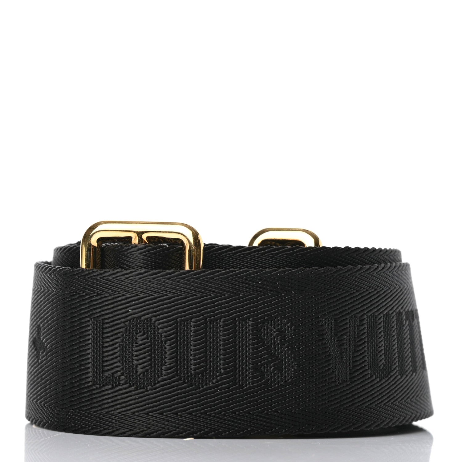 Louis Vuitton Nylon Petite Malle Souple Shoulder Strap Black 2 of 4