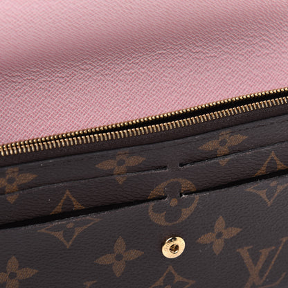 Louis Vuitton Monogram Emilie Wallet Rose Ballerine 8 of 20